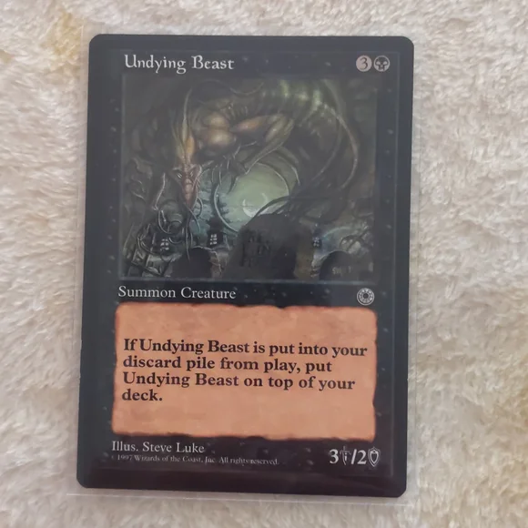 magic the gathering | Toys | Mtg Vintage Undying Beast | Poshmark magic the gathering | Toys | Mtg Vintage Undying Beast | Poshmark